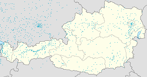 Biresyel destekçiler için işaretli Tirol haritası