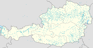 Mapa de Austria con etiquetas para cada partidario.