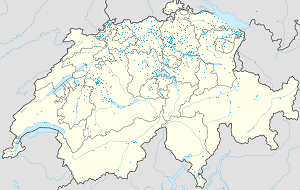 Karta över Schweiz med taggar för varje stödjare
