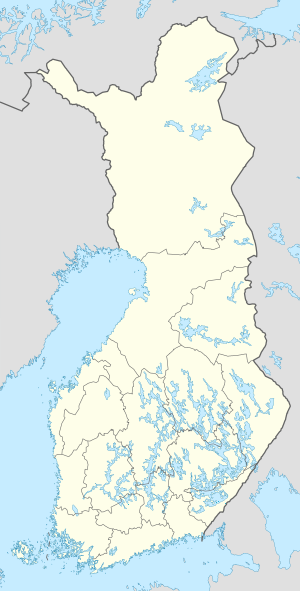 Kaart van Lappeenranta met markeringen voor elke ondertekenaar