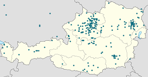 Карта на Rosenau am Hengstpaß с маркери за всеки поддръжник