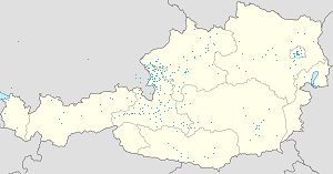 Mapa de Salzburgo con etiquetas para cada partidario.