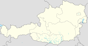 Karta mjesta Koruška s oznakama za svakog pristalicu
