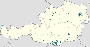 Karta mjesta Keutschach am See s oznakama za svakog pristalicu