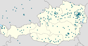 Harta e Austria me shenja për mbështetësit individual 