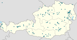 Karte von Österreich mit Markierungen für die einzelnen Unterstützenden