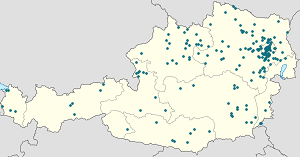 Mappa di Austria con ogni sostenitore 