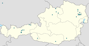 Map of Austria with markings for the individual supporters