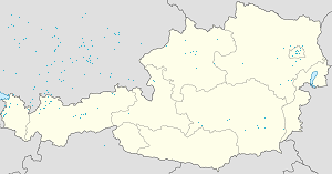 Karte von Weißenbach am Lech mit Markierungen für die einzelnen Unterstützenden