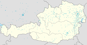 Karte von Mönichkirchen mit Markierungen für die einzelnen Unterstützenden