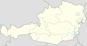 Carte de Burgenland avec des marqueurs pour chaque supporter