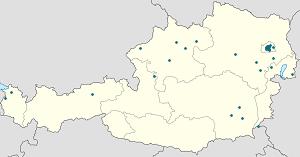 Карта Австрия с тегами для каждого сторонника
