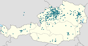 Karte von Linz mit Markierungen für die einzelnen Unterstützenden