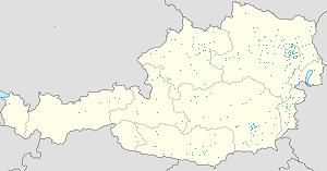 Karte von Österreich mit Markierungen für die einzelnen Unterstützenden