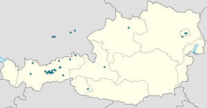 Карта Innsbruck с тегами для каждого сторонника