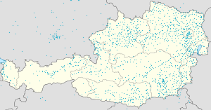 Austrija žemėlapis su individualių rėmėjų žymėjimais