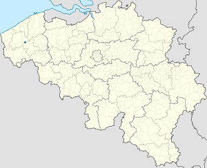 Karta mjesta Diksmuide s oznakama za svakog pristalicu