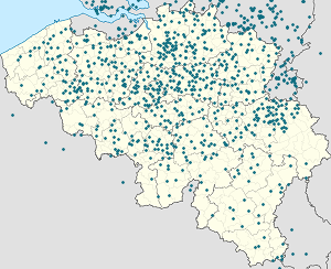 Karte von Lille mit Markierungen für die einzelnen Unterstützenden