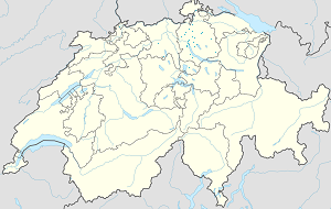 Mapa Okręg Zurych ze znacznikami dla każdego kibica