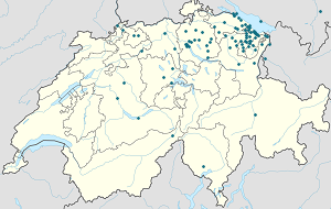 Karte von Arbon mit Markierungen für die einzelnen Unterstützenden