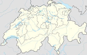 Karte von Bezirk Aarau mit Markierungen für die einzelnen Unterstützenden