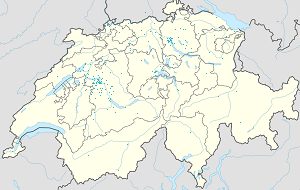 Verwaltungskreis Bern-Mittelland kartta tunnisteilla jokaiselle kannattajalle
