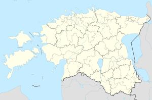 Mappa di Estonia con ogni sostenitore 