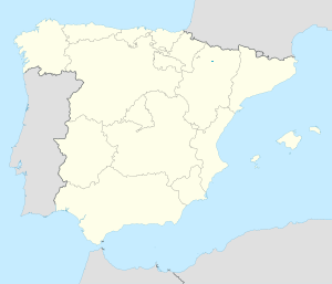 A(z) Spanyolország térképe címkékkel minden támogató számára