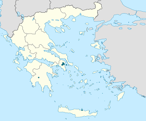 Karta över Dimos Marousi med taggar för varje stödjare