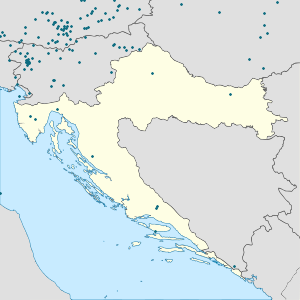 Karta mjesta Općina Vrsar s oznakama za svakog pristalicu