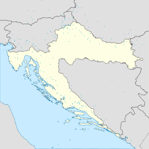 Karte von Split mit Markierungen für die einzelnen Unterstützenden