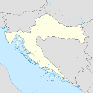 Karta mjesta Bjelovarsko-bilogorska županija s oznakama za svakog pristalicu