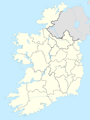 Map of South Dublin with markings for the individual supporters