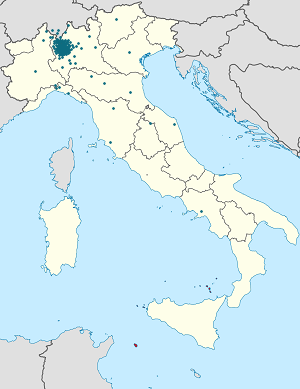 Mappa di Lombardia con ogni sostenitore 