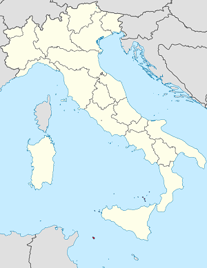 Kort over Bolzano med tags til hver supporter 