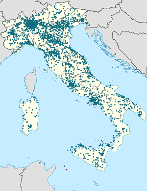 Mappa di Italia con ogni sostenitore 