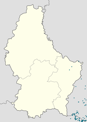 Mapa de Luxemburgo com marcações de cada apoiante