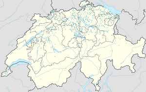 Kart over Sveits med markører for hver supporter