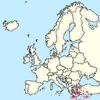 Карта Европейский союз с тегами для каждого сторонника