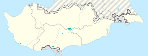 Biresyel destekçiler için işaretli Kıbrıs haritası