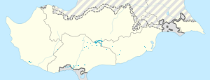 Harta e Qiproja me shenja për mbështetësit individual 