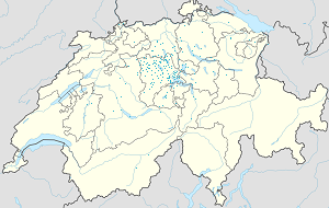 Mapa mesta Luzern so značkami pre jednotlivých podporovateľov