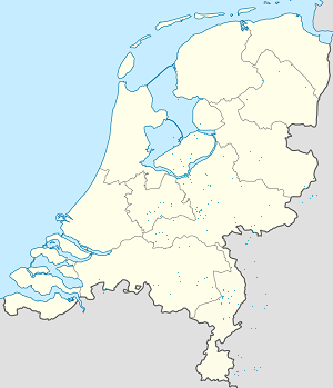 A(z) Hollandia térképe címkékkel minden támogató számára
