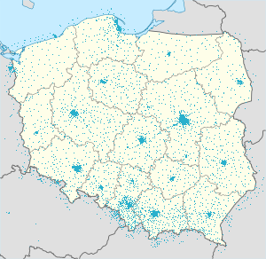 A(z) Lengyelország térképe címkékkel minden támogató számára