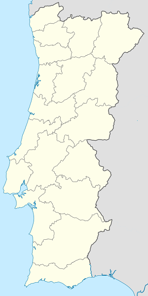 Harta lui Districtul Faro cu marcatori pentru fiecare suporter