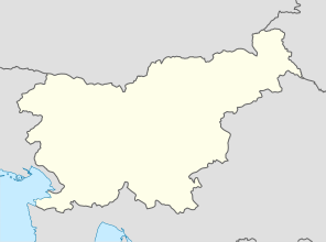 Radovljican kunta kartta tunnisteilla jokaiselle kannattajalle